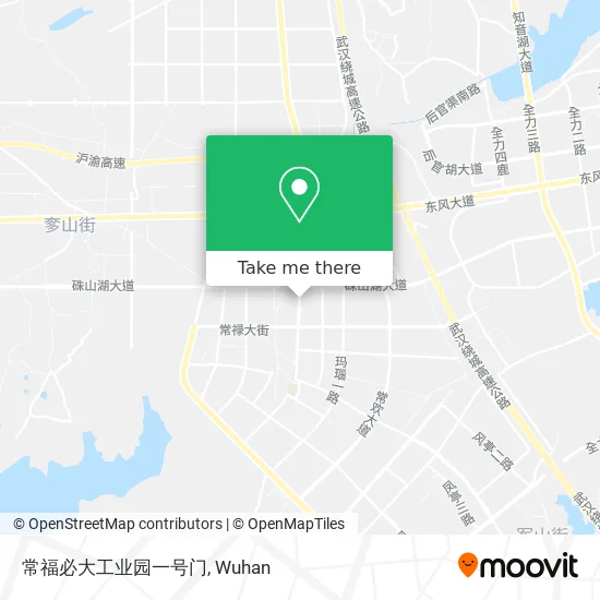 常福必大工业园一号门 map