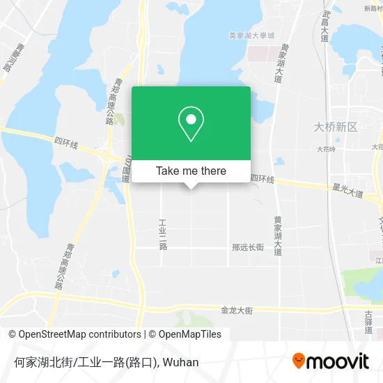 何家湖北街/工业一路(路口) map