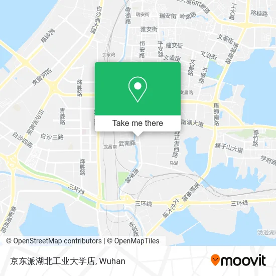 京东派湖北工业大学店 map