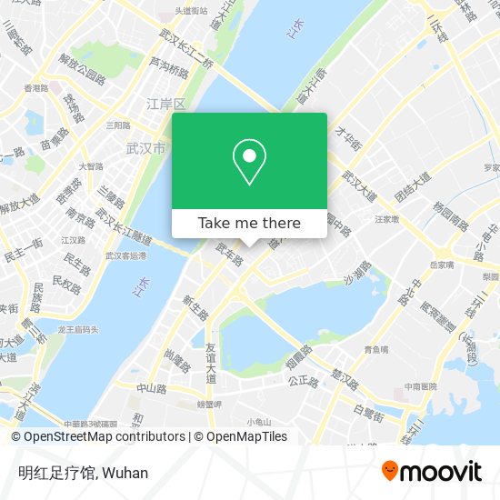 明红足疗馆 map