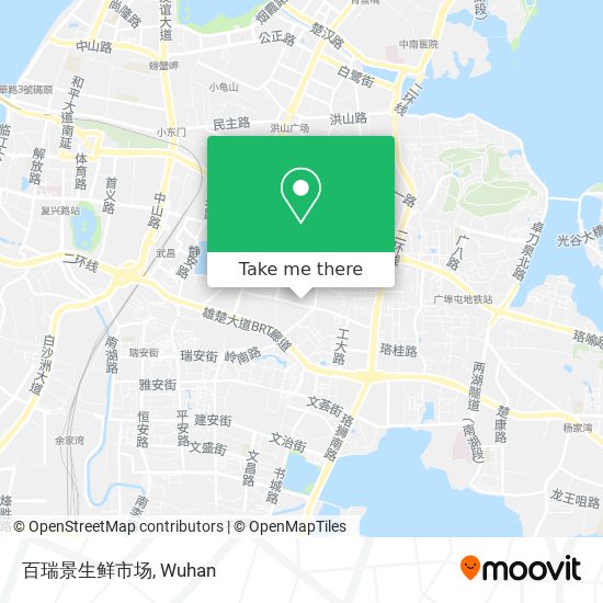 百瑞景生鲜市场 map
