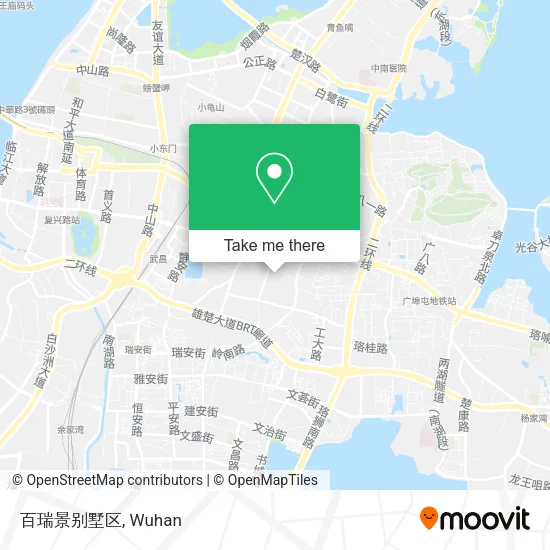 百瑞景别墅区 map