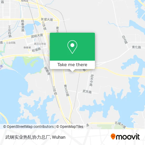 武钢实业热轧协力总厂 map