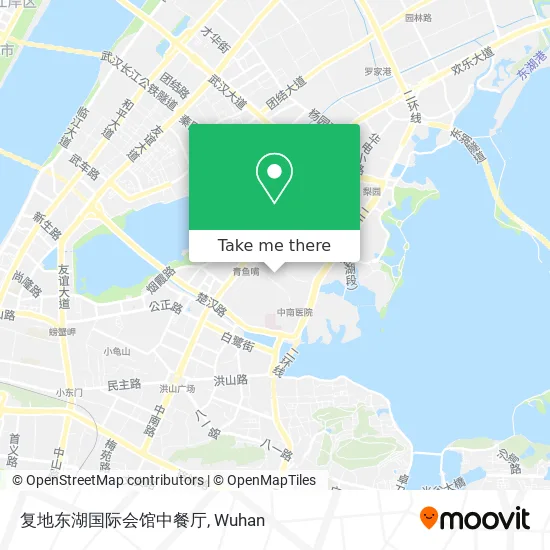 复地东湖国际会馆中餐厅 map