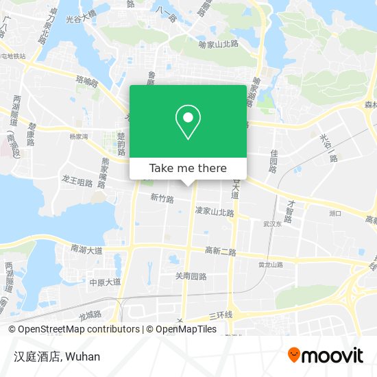 汉庭酒店 map