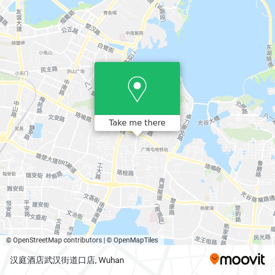 汉庭酒店武汉街道口店 map