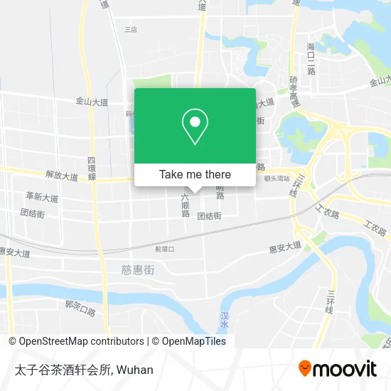 太子谷茶酒轩会所 map