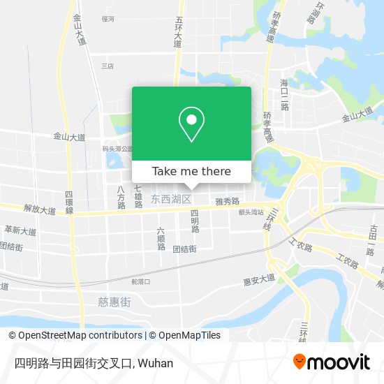四明路与田园街交叉口 map