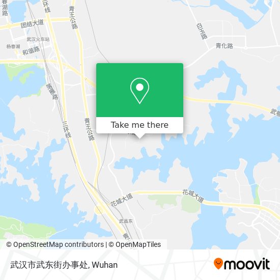 武汉市武东街办事处 map