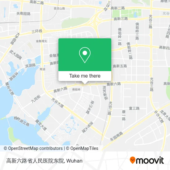 高新六路省人民医院东院 map