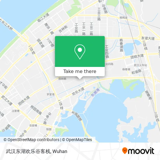 武汉东湖欢乐谷客栈 map