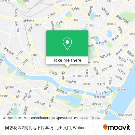 同馨花园2期北地下停车场-北出入口 map