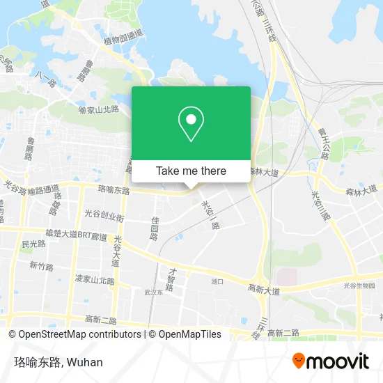 珞喻东路 map