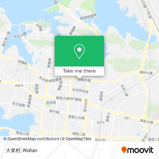 大黄村 map