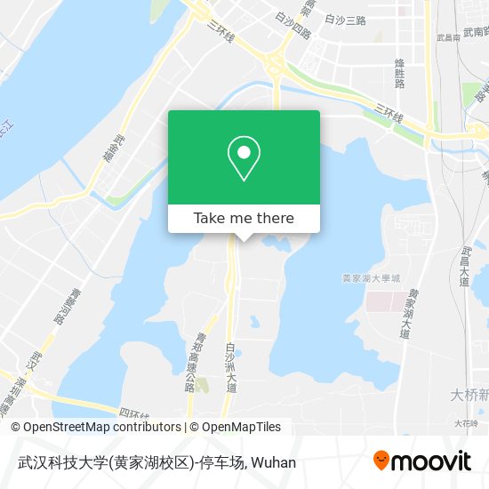 武汉科技大学(黄家湖校区)-停车场 map