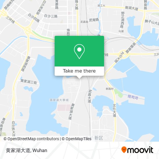 黄家湖大道 map