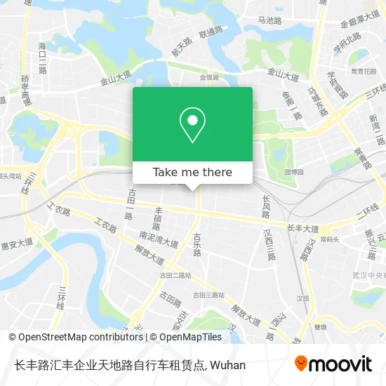 长丰路汇丰企业天地路自行车租赁点 map