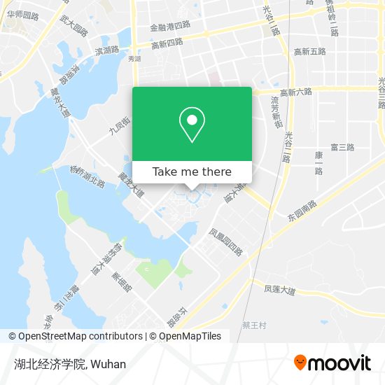 湖北经济学院 map