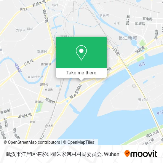 武汉市江岸区谌家矶街朱家河村村民委员会 map