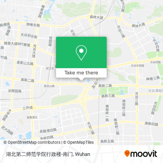 湖北第二师范学院行政楼-南门 map