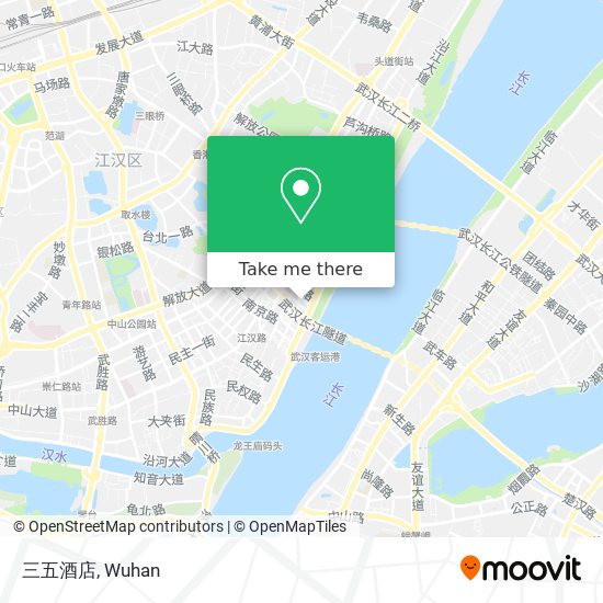 三五酒店 map