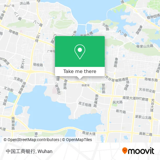 中国工商银行 map