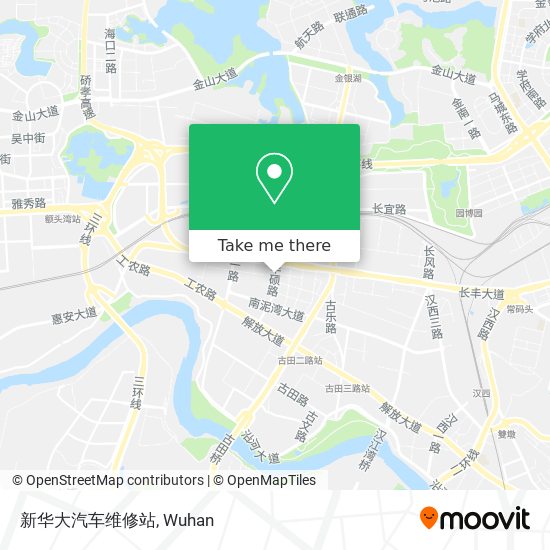 新华大汽车维修站 map