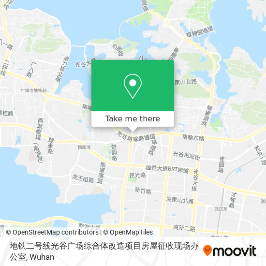 地铁二号线光谷广场综合体改造项目房屋征收现场办公室 map