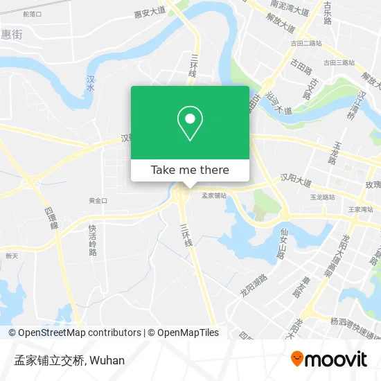 孟家铺立交桥 map