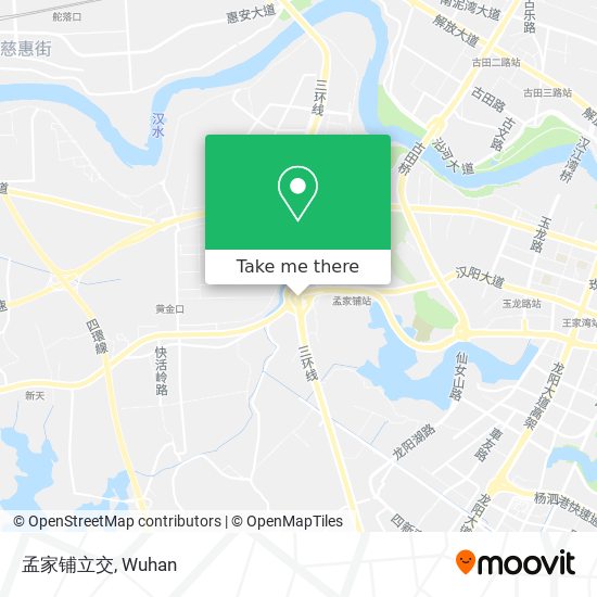 孟家铺立交 map