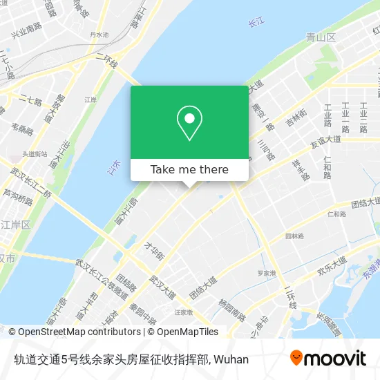 轨道交通5号线余家头房屋征收指挥部 map