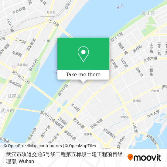 武汉市轨道交通5号线工程第五标段土建工程项目经理部 map