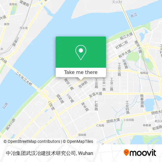 中冶集团武汉冶建技术研究公司 map
