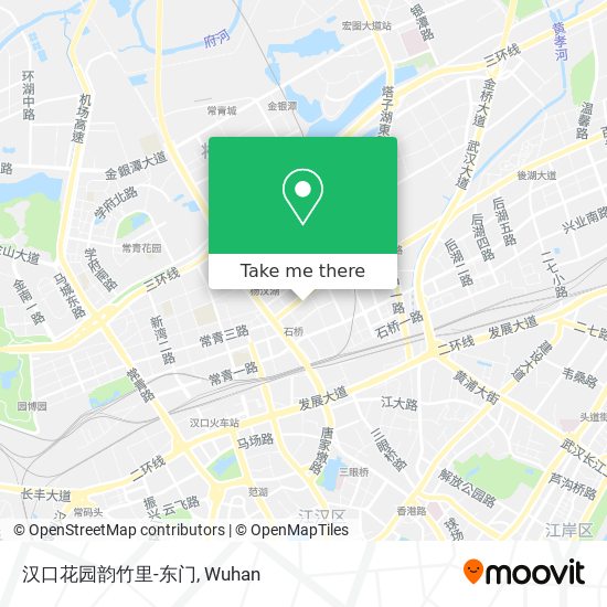 汉口花园韵竹里-东门 map