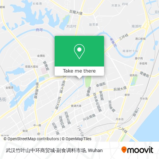 武汉竹叶山中环商贸城-副食调料市场 map