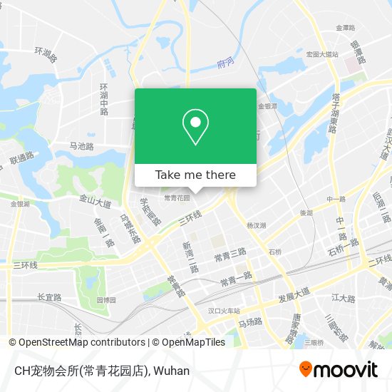 CH宠物会所(常青花园店) map