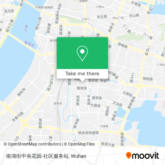 南湖街中央花园-社区服务站 map