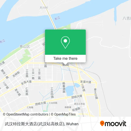 武汉特拉斯大酒店(武汉站高铁店) map
