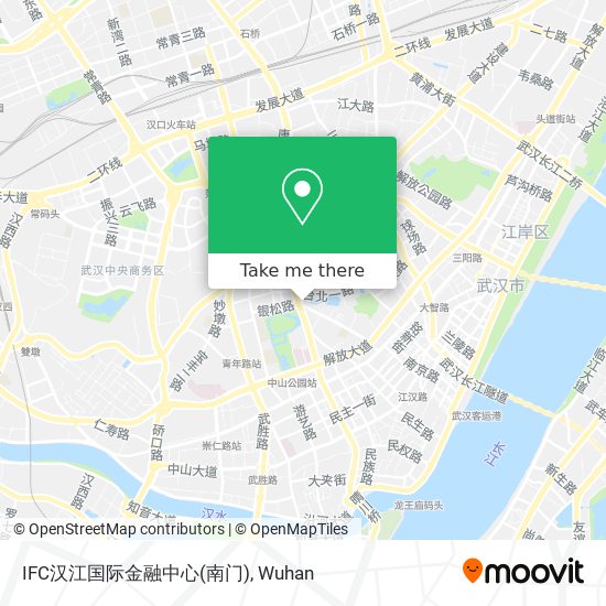 IFC汉江国际金融中心(南门) map