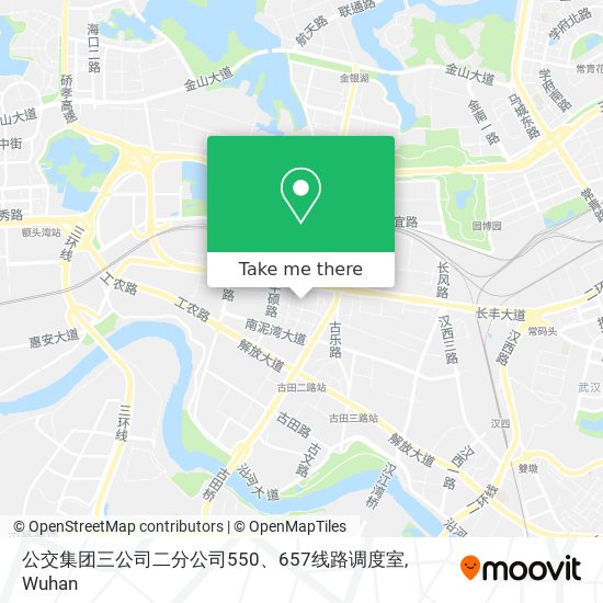 公交集团三公司二分公司550、657线路调度室 map