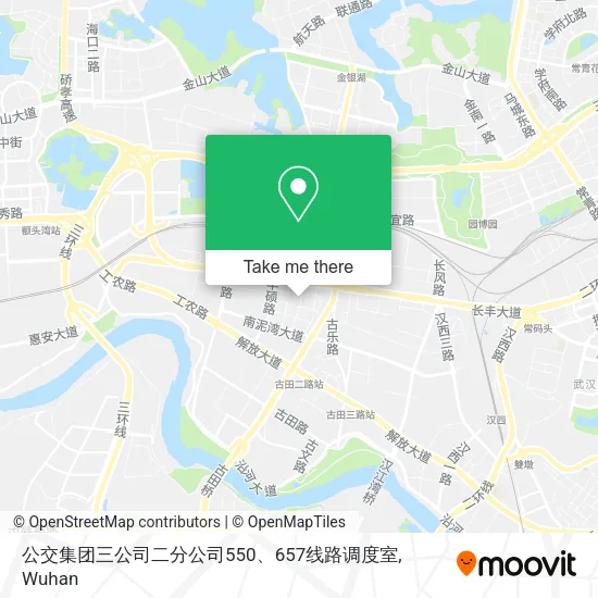 公交集团三公司二分公司550、657线路调度室 map