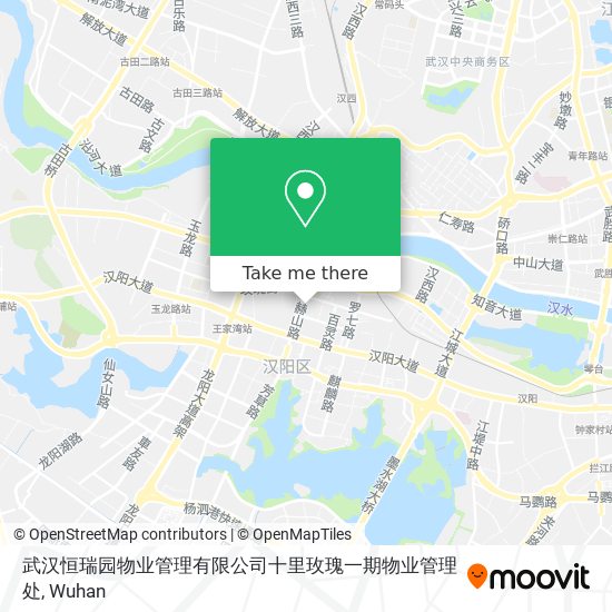 武汉恒瑞园物业管理有限公司十里玫瑰一期物业管理处 map