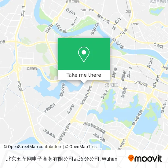 北京五车网电子商务有限公司武汉分公司 map