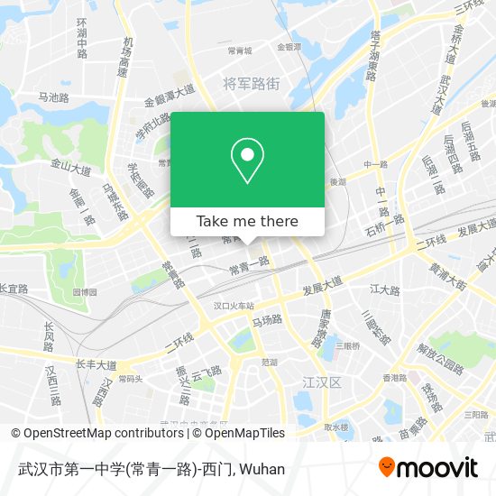 武汉市第一中学(常青一路)-西门 map