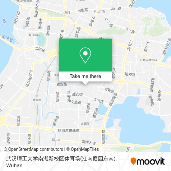 武汉理工大学南湖新校区体育场(江南庭园东南) map