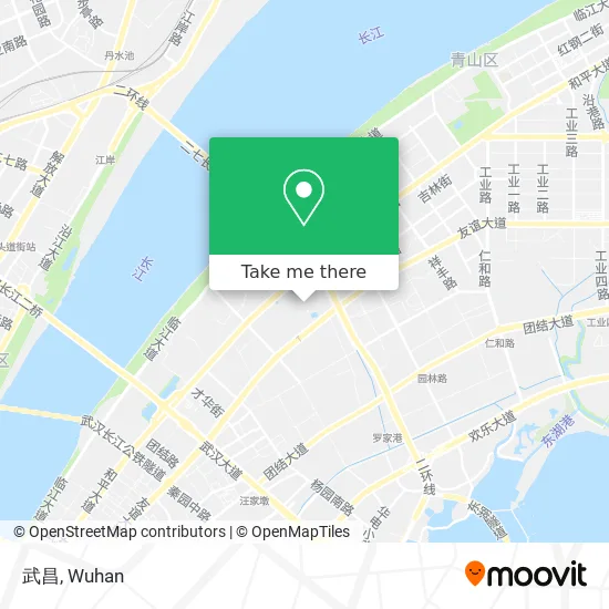 武昌 map