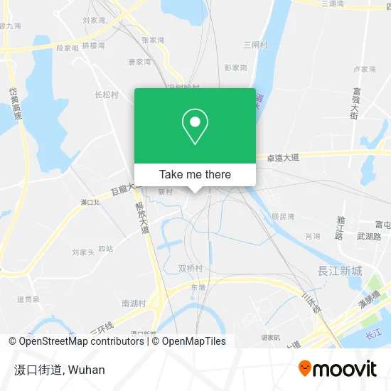 滠口街道 map