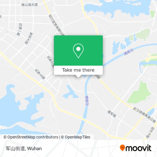 军山街道 map