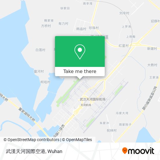 武漢天河国際空港 map