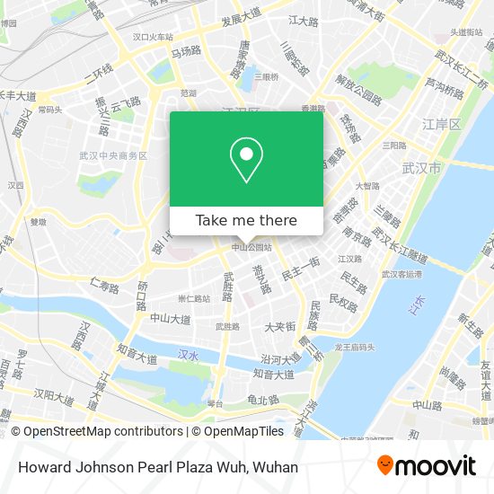 Howard Johnson Pearl Plaza Wuh map